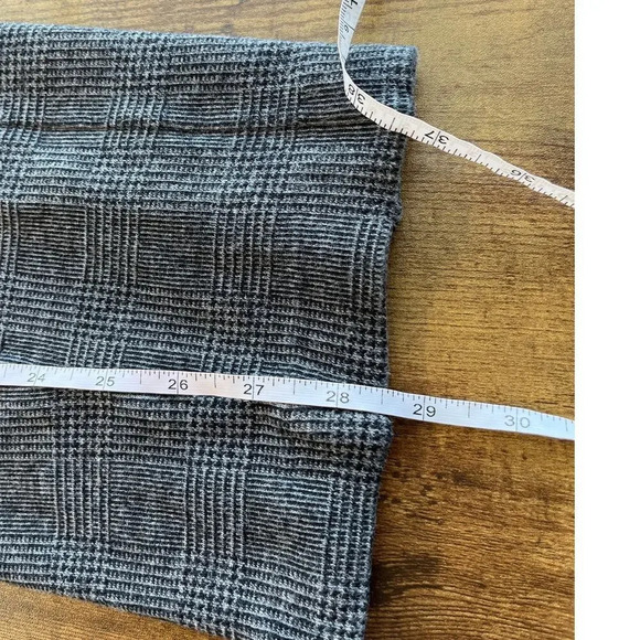 J.Jill Womens L Black/White Ponte Slim Leg Pull on Career Wear FLAW - Picture 10 of 13